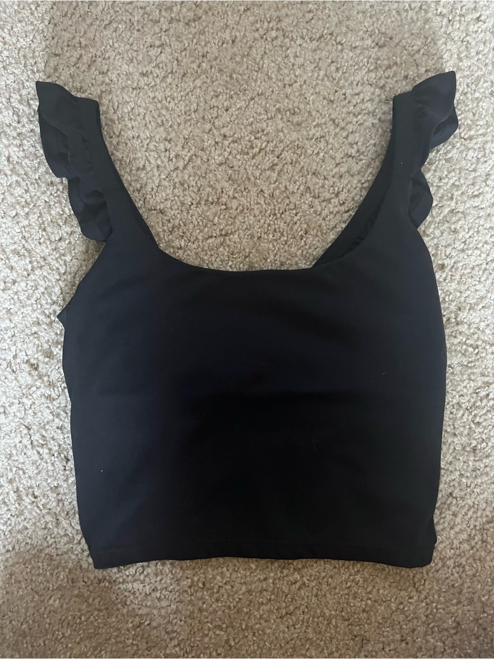 Blogilates Ruffle Strap Workout Top